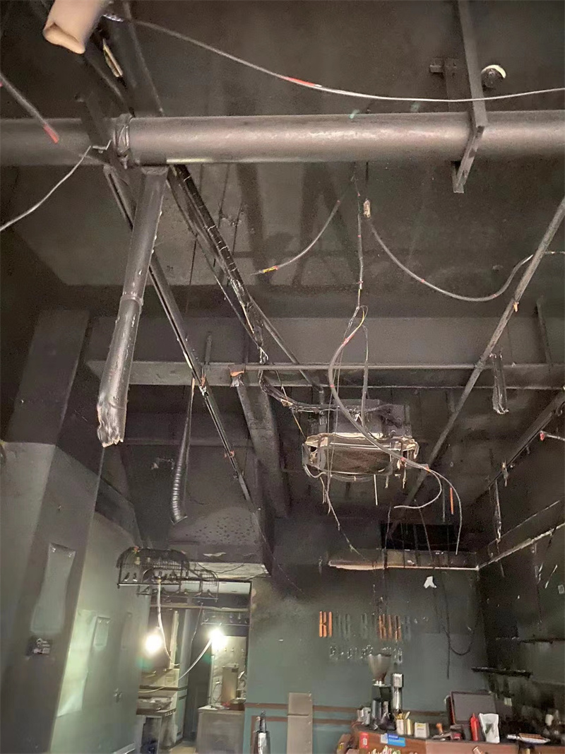 膠州：店內失火自動滅火感應噴淋裝置失靈 20萬家當被燒光